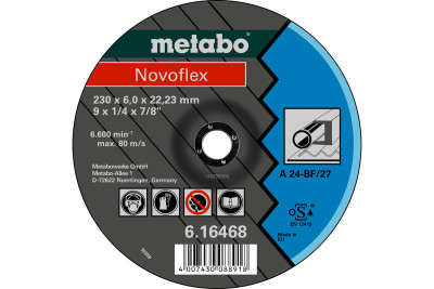 Зачисний диск Metabo Novoflex 230x6.0х22, сталь (616468000) Зачисний диск Metabo Novoflex 230x6.0х22, сталь (616468000)
